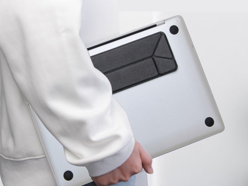 PEPLEANA — A companhia ideal para o seu laptop ou tablet: um suporte de couro dobrável se