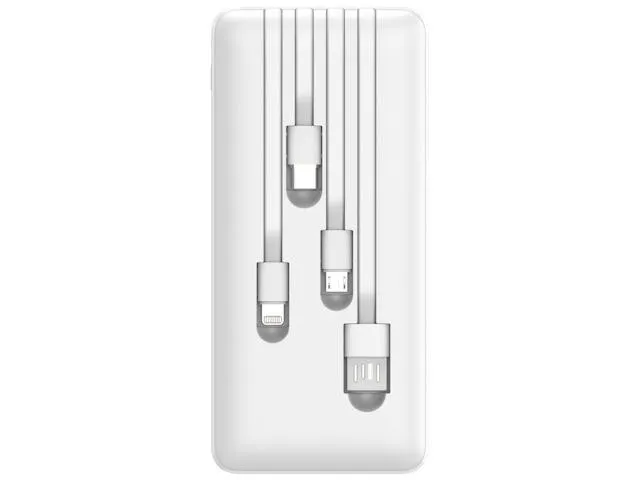 POWERALL — 全新 10,000 mAh 移动电源，所有线缆均集成在充电盒中，您无需再担心